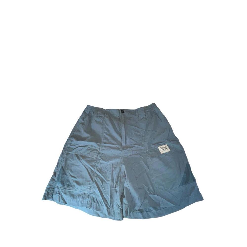 Bimini Bay‎ Outfitters Nylon Outdoor Fishing Shorts Blue XL Mesh Lined Pockets
